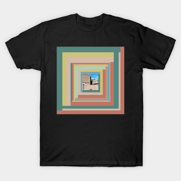 Adobe House--pueblo, New Mexico, Arizona, Southwest T-Shirt by djrunnels